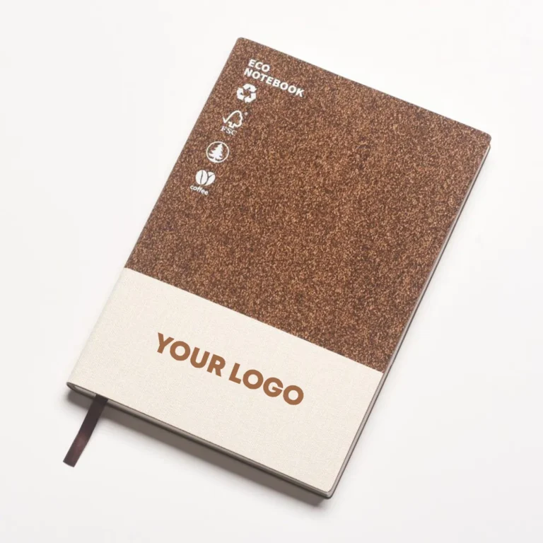 Eco Friendly Cork and Coffee Grounds Notebook