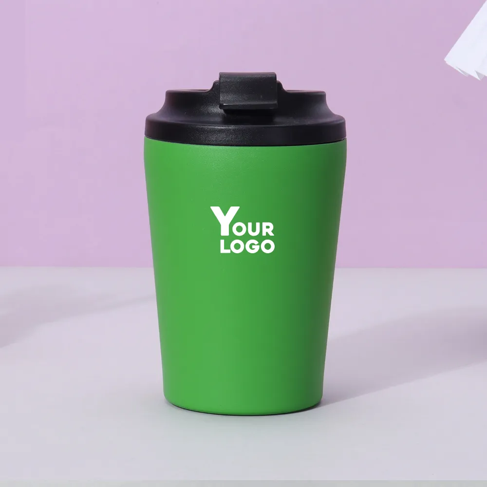 Green Mug Stainless Steel Insulated Custom Logo