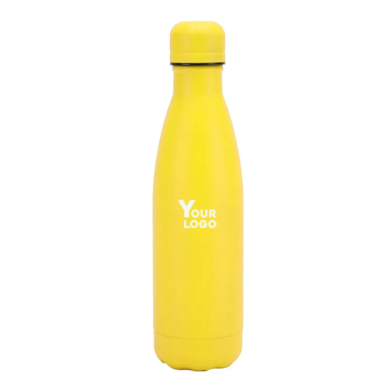Yellow Water Bottle Stainless Steel