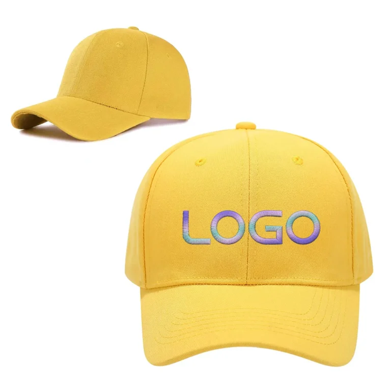 Custom logo baseball cap with embroidery