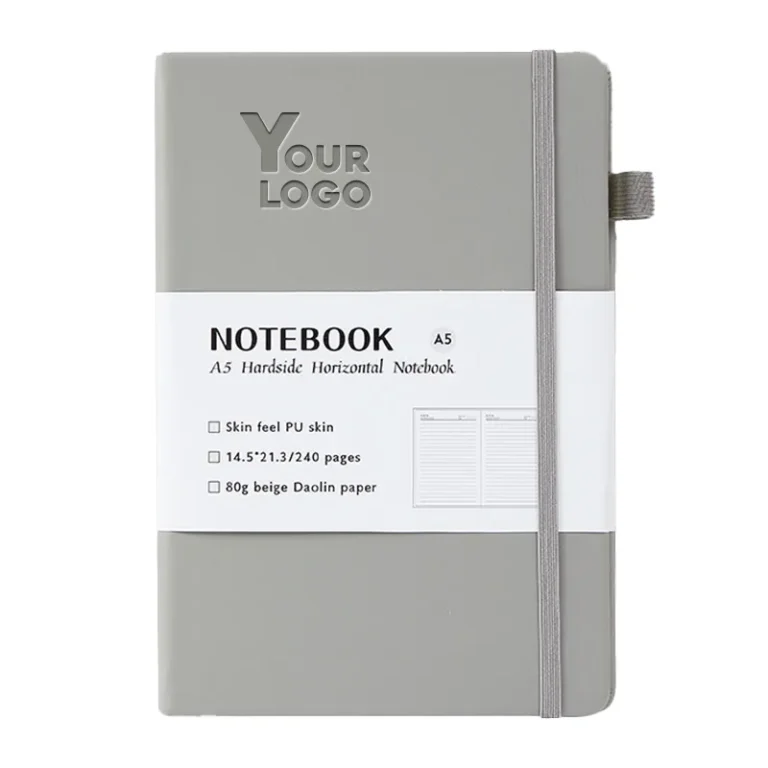 Grey Elastic Band Notebook