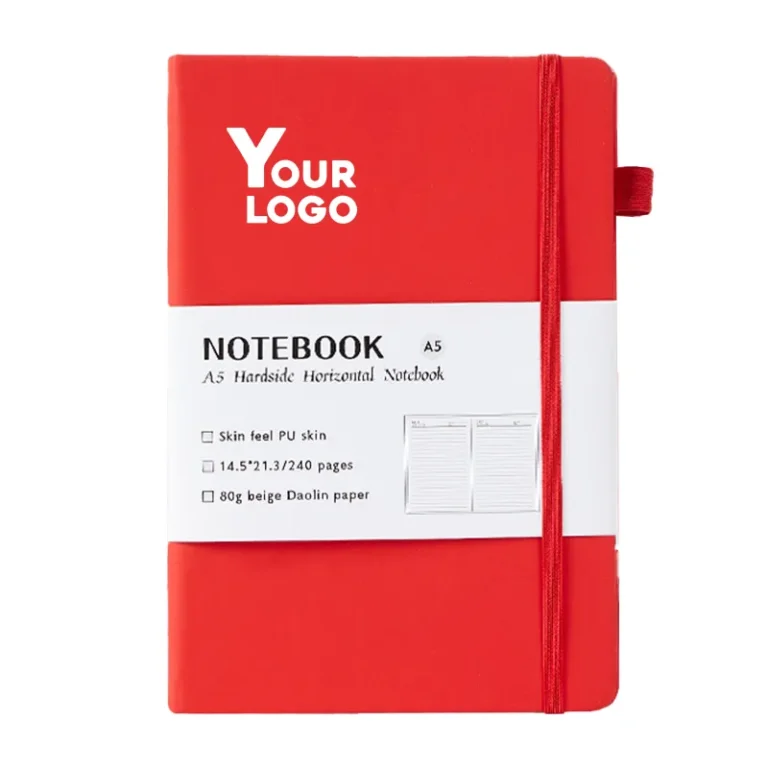 Red Elastic Band Notebook