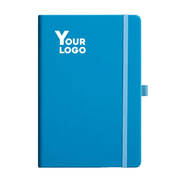Sky Bule Elastic Band Notebook