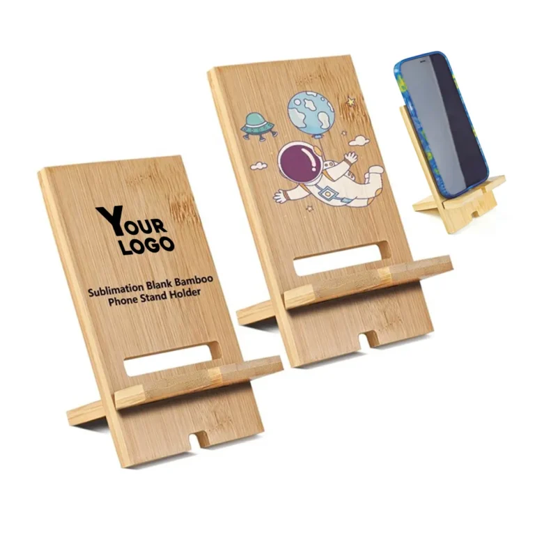 Eco-Friendly Bamboo Phone Stand
