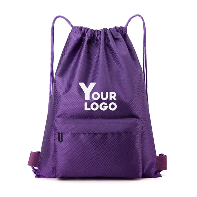 Drawstring Backpack with Custom Logo