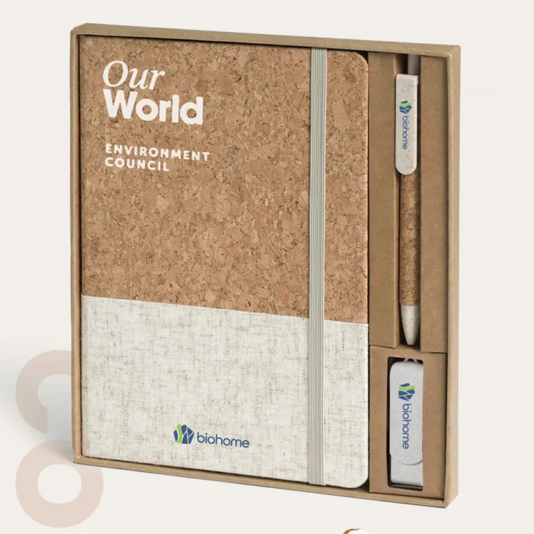 Recycled Paper Notebook & Pen Set
