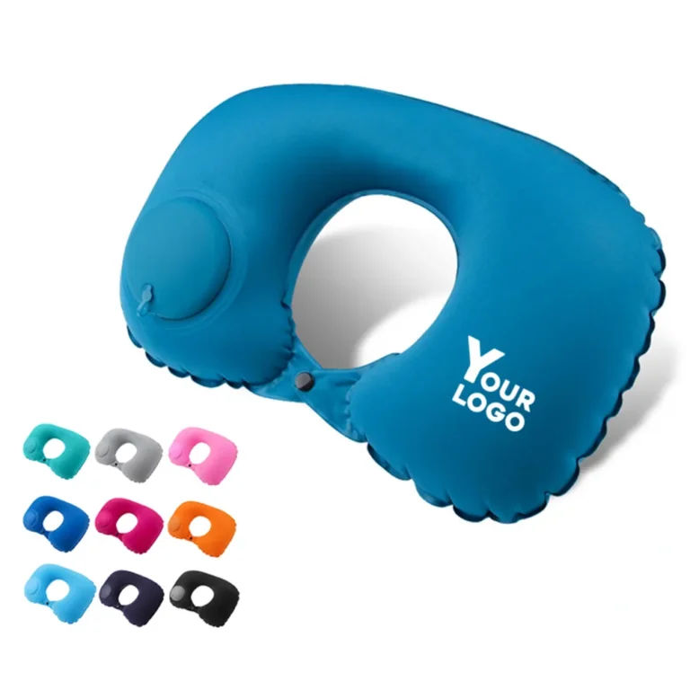 Foldable Inflatable U-Shaped Pillow