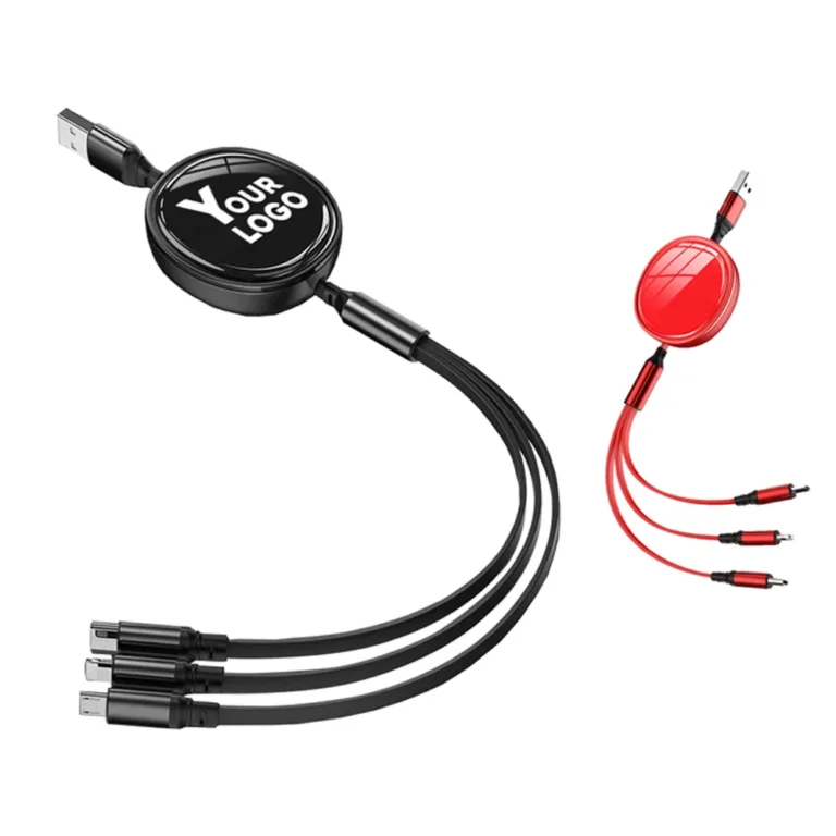 Universal 3-in-1 Multi-Charging Cable with Logo