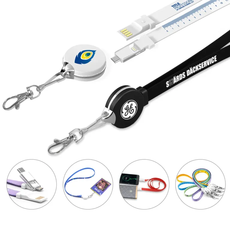 3 In 1 Lanyard Charging Cable