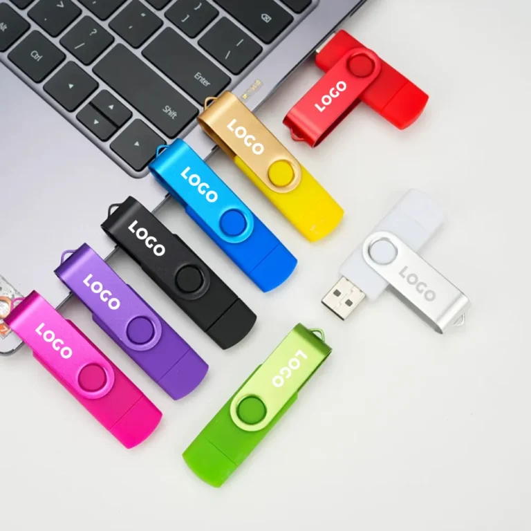 2-in-1 OTG USB Drive for Mobile & PC with Logo