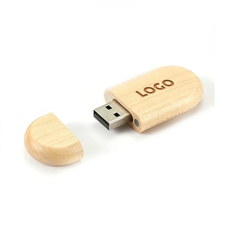 Eco-Friendly Bamboo USB Drive with Laser Engraving