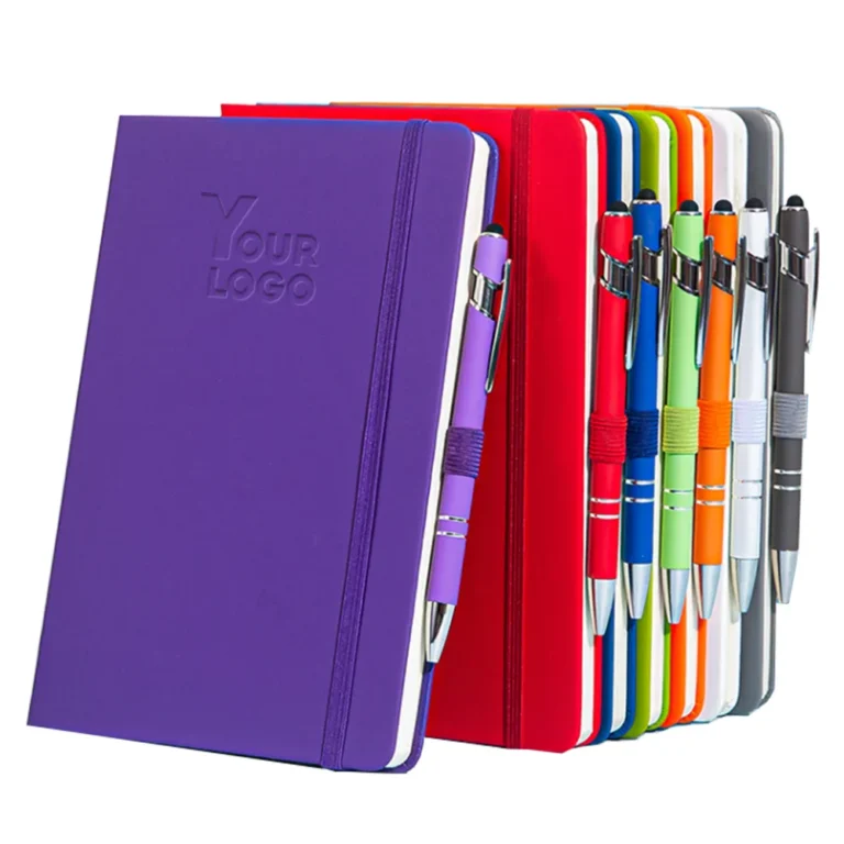 Notebook with pen