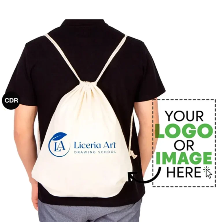 Premium Canvas Drawstring Backpack