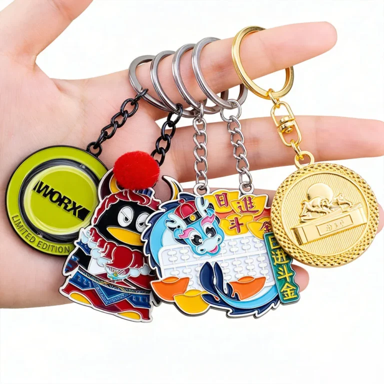 Custom Logo Zinc Alloy Executive Keychain