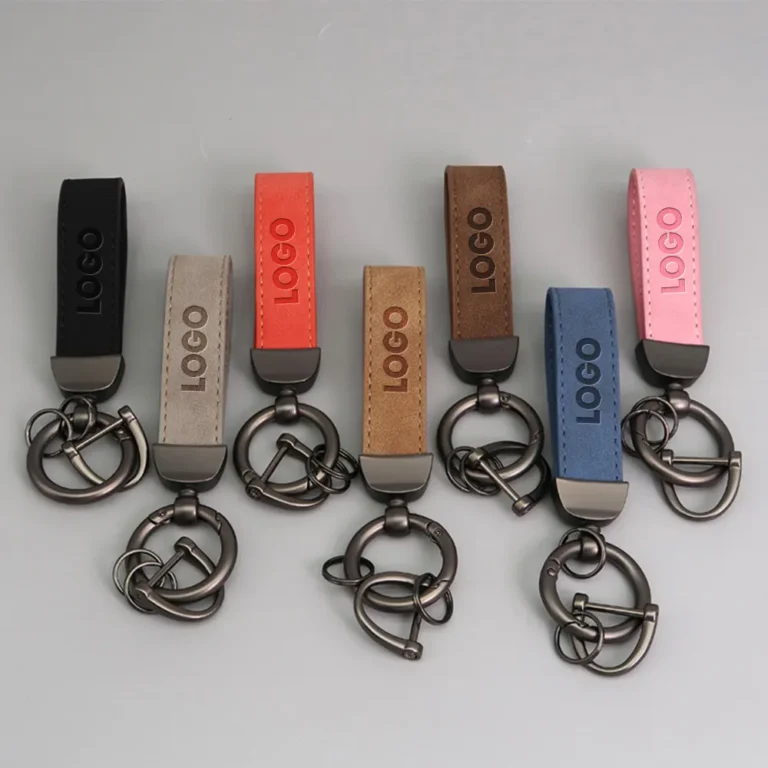 PU Leather Keyring for Corporate Gifts