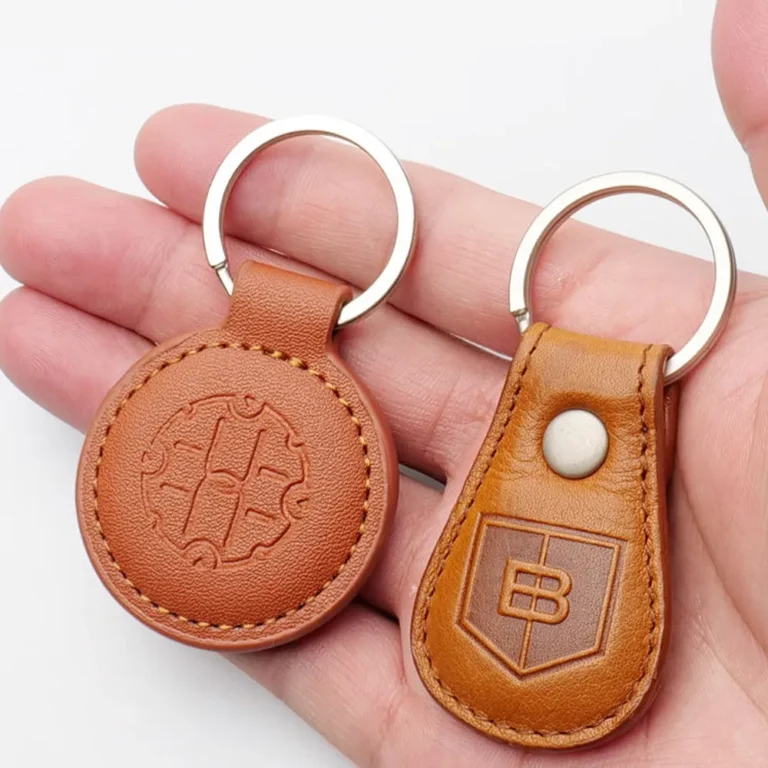 Custom PU Leather keychain