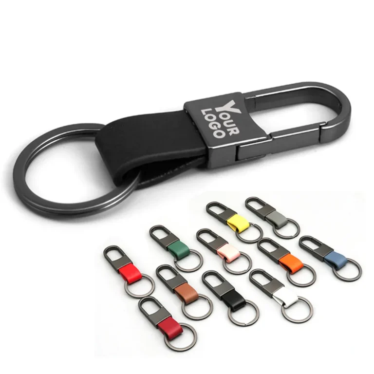 Metal Keychain with Laser Logo