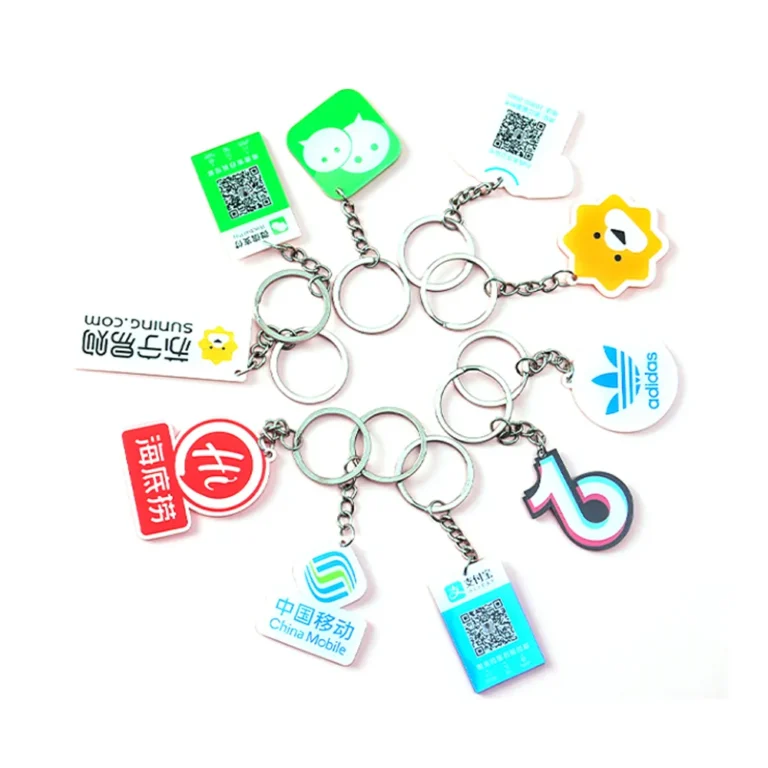 Transparent Acrylic Keychain with Full Color Print