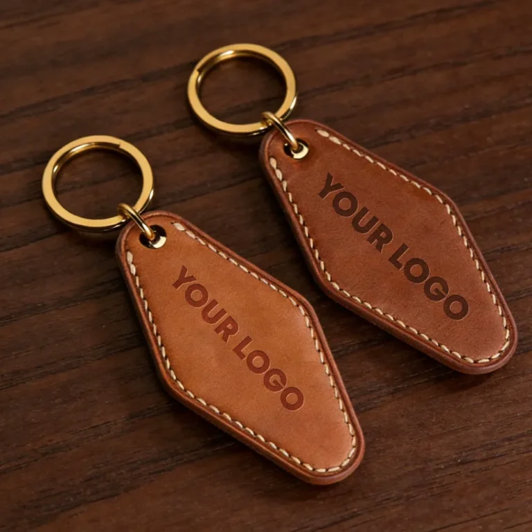 Custom PU Leather keychain