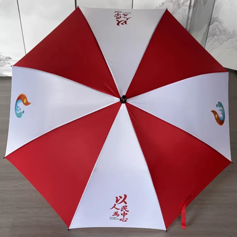 Customized color blocked umbrella