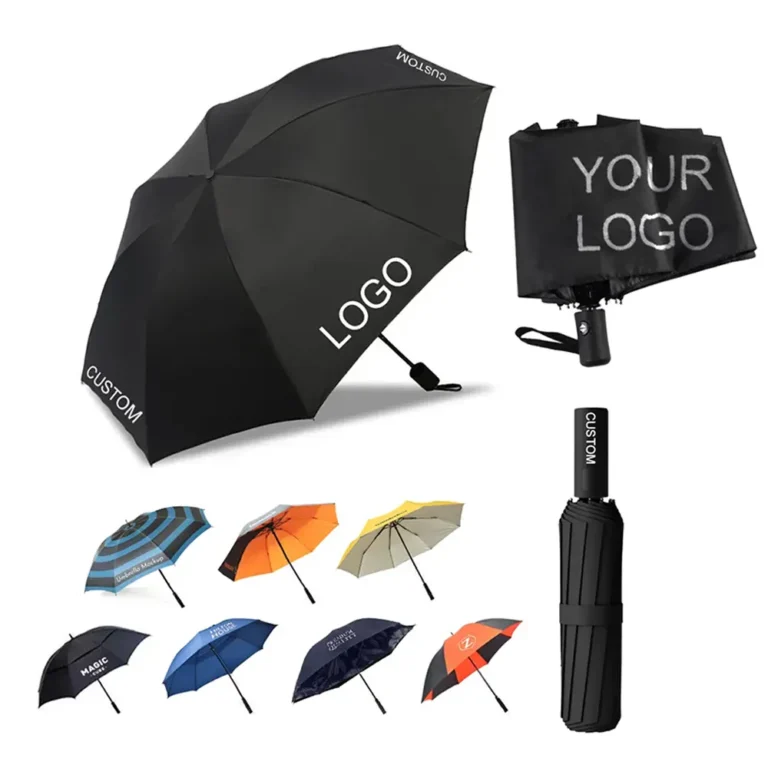 Classic Automatic 3-Fold Custom Logo Umbrella
