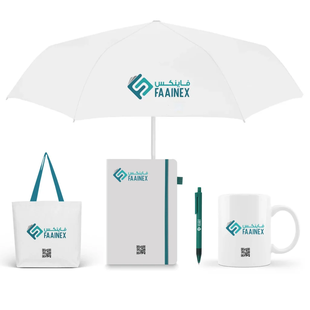 wholesale-printed-white-umbrella-canvas-tote-bag-qr-code-merchandise
