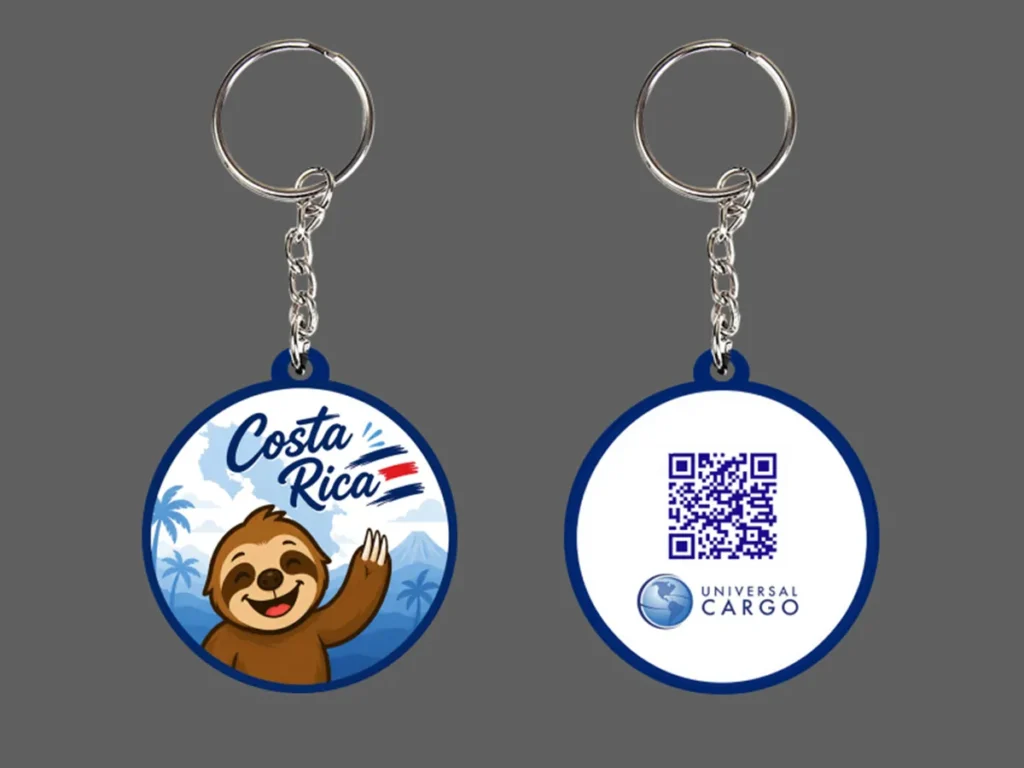 Custom Double-Sided Acrylic Keychain with Logo