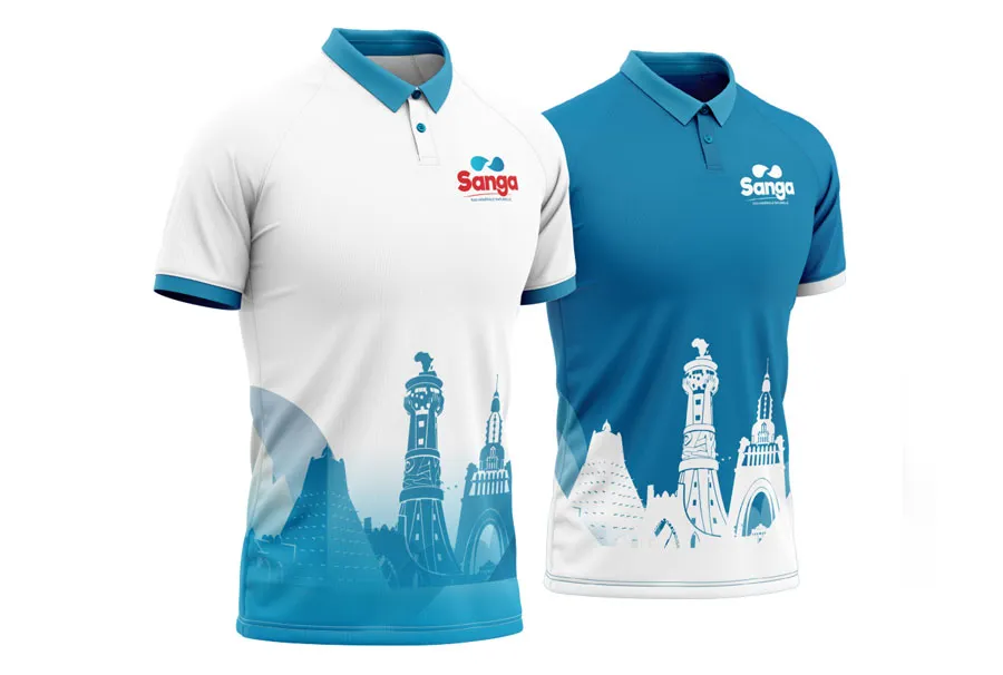 Custom Polo Shirt with Logo for Corporate and Outdoor Events
