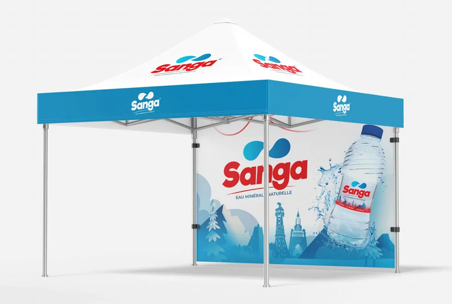 Custom Promotional Canopy Tent with Logo for Outdoor Events