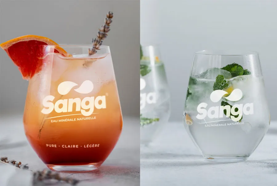 Custom Logo Drinking Glass for Corporate Promotional Events
