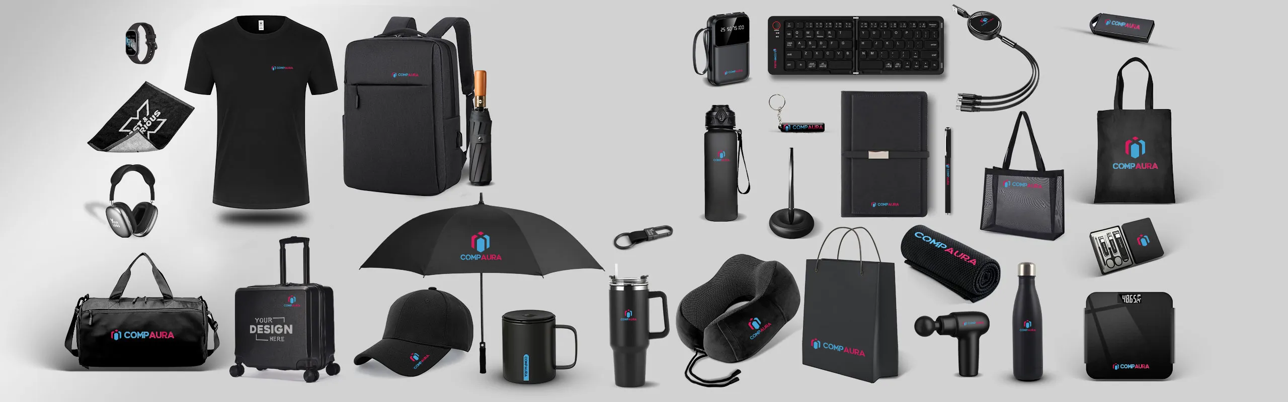 Corporate promotional gift items and custom branded merchandise