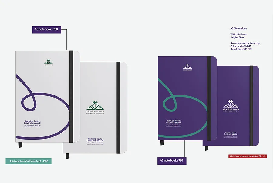 Custom Color PU Leather Notebook with Logo for Corporate Gift Set