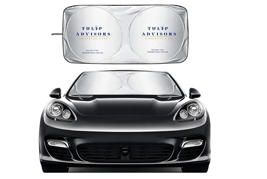 Custom Car Sunshade with Logo for Automotive Promotions