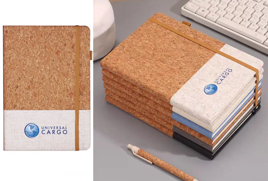 Custom Cork Notebook with Logo for Eco-Friendly Corporate Gifts