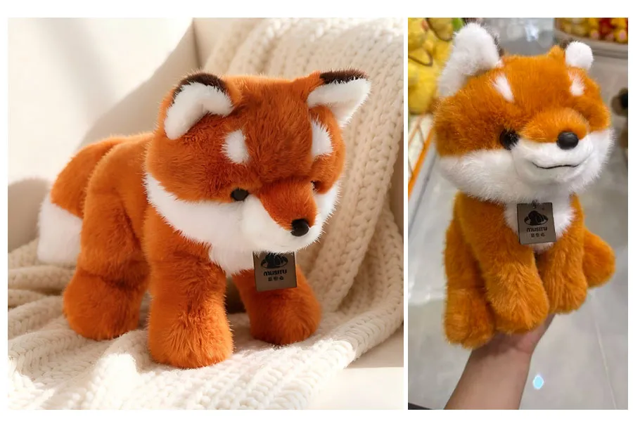 Custom Fox Plush Toy with Logo for Branded Merchandise