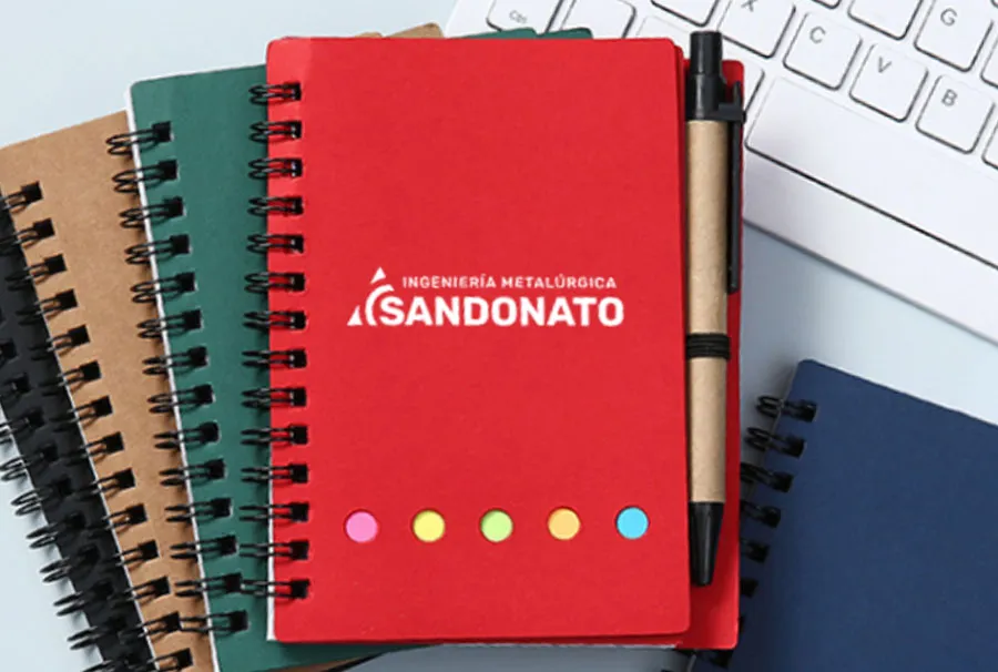 Custom Sticky Note Pad with Logo for Branded Merchandise
