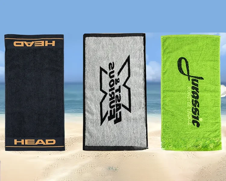 Customized towel logo